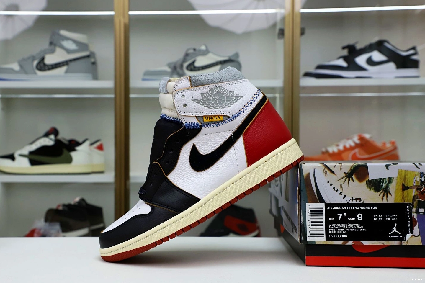 HIGH RETRO LA 1 JORDAN AIR X UNION NRG 0902